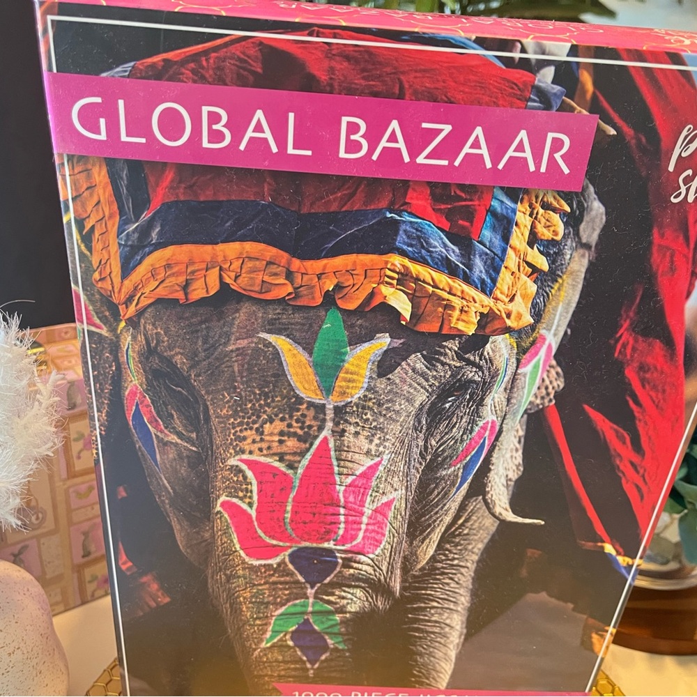 Global Bazaar 1000 Piece Jigsaw Puzzle - Multicolor - Picture 7 of 14